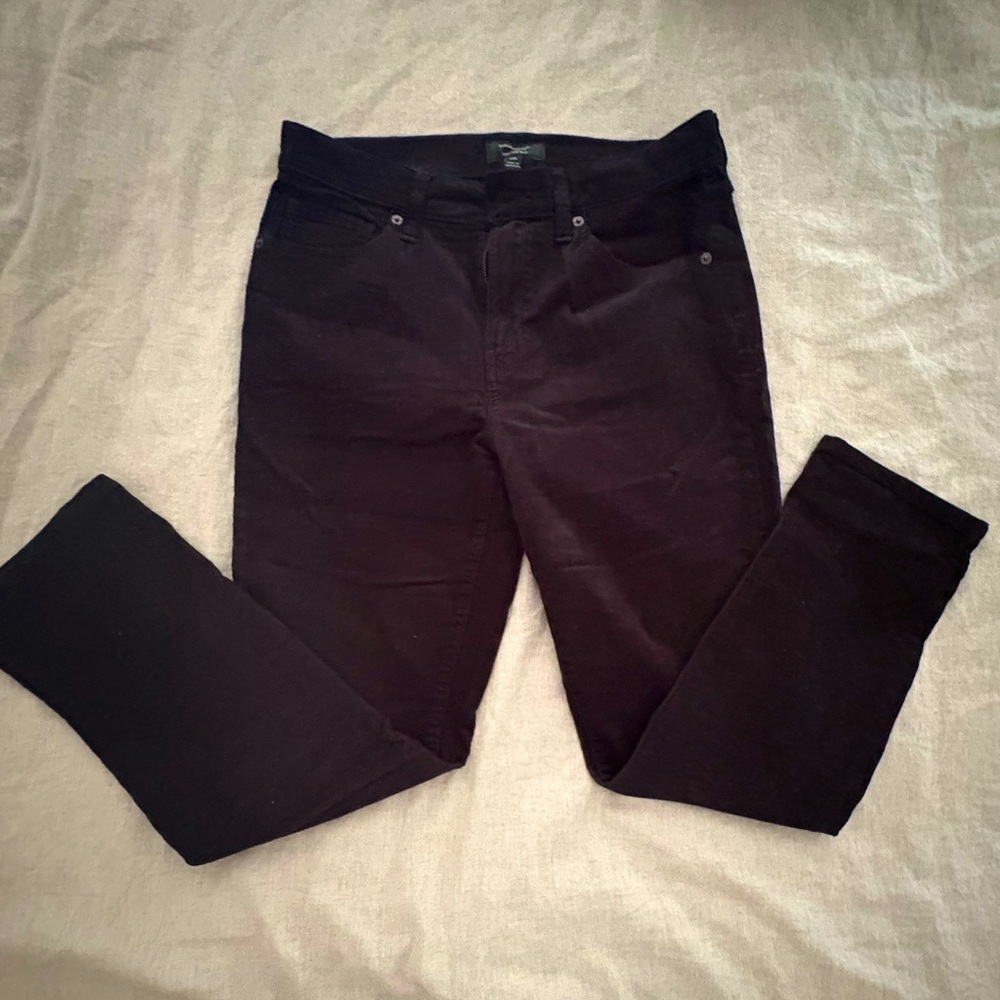 Banana Republic Black Corduroy Slim Jeans